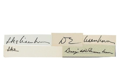 Dwight D. Eisenhower (5) Signatures