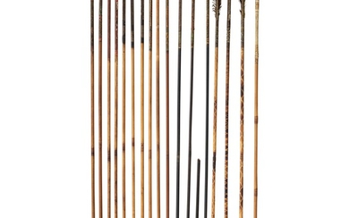 EIGHTEEN NORTH INDIAN ARROWS, RAJASTHAN, 18TH/19TH CENTURY