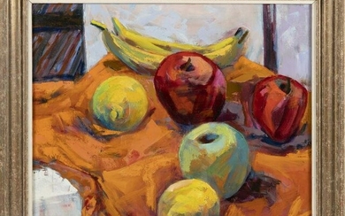 ELLEN LIMAN (New York, 20th Century), "Apples and
