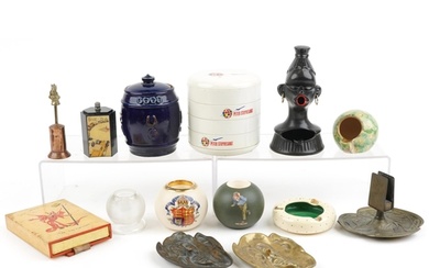 Early 20th century and later smoking collectables including ...