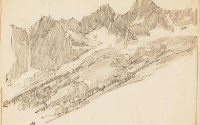 Edgar Payne (1883-1947) High Sierras Slope and Canyon Landscape (a...