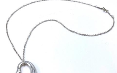 Elsa Peretti Tiffany Sterling Heart Necklace
