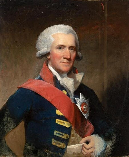 English School 18th century Portrait of Admiral
