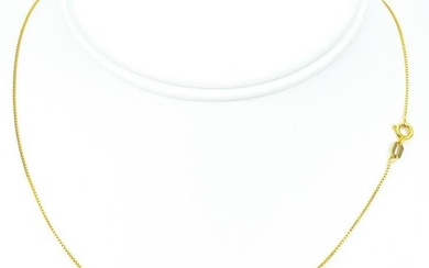 Estate 9KT Yellow Gold Necklace Chain
