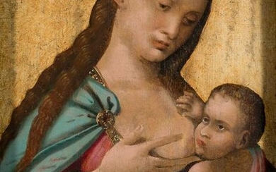 FERNANDO LLANOS (Ca. 1470 / Ca. 1525) "The virgin and
