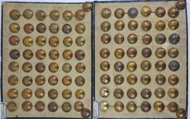 FRANCE. Complete collection of large module buttons of...