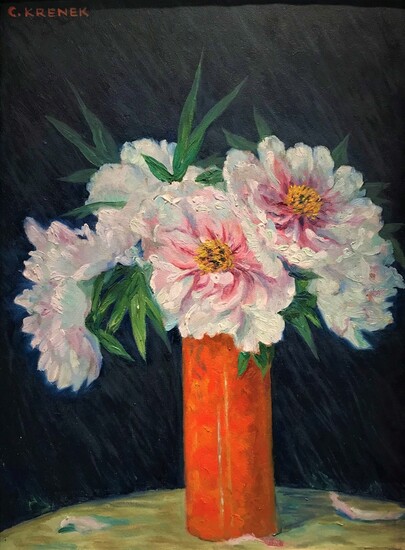 Floral Still Life Carl Krenek, (1880 - 1948)