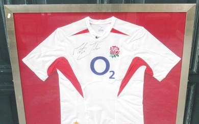Framed Limited Edition 1 of 20 2003 Rugby World Cup Final En...