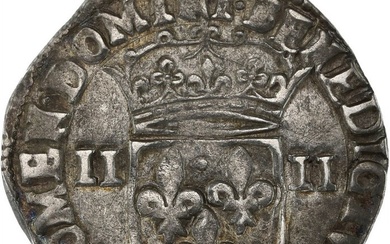 France. Louis XIII (1610-1643). 1/4 Écu 1629-L, Bayonne