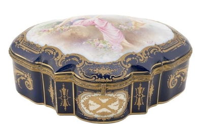 French Bronze-Mounted Porcelain Box