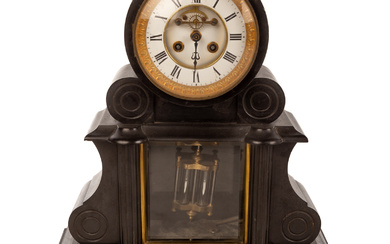 French Empire Style Slate Mantel Clock