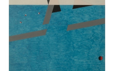 *GEORGE DANNATT (1915-2009) 'Portland' 1989, abstract compos...