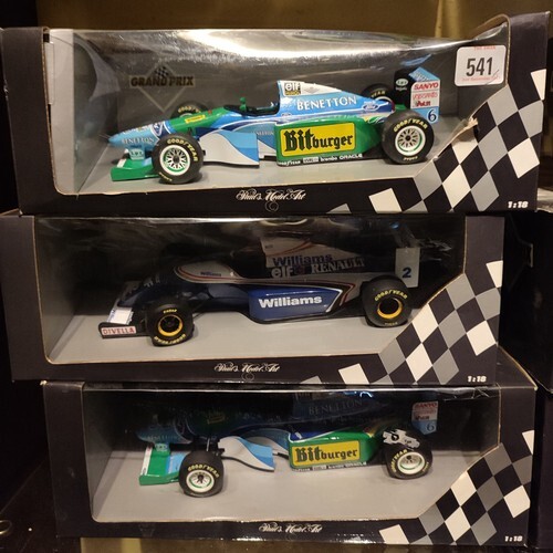 GRAND PRIX, A COLLECTION OF FIVE DIECAST FORMULA 1 VEHICLES ...