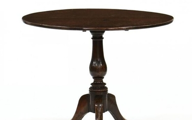 George III Oak Tilt Top Tea Table