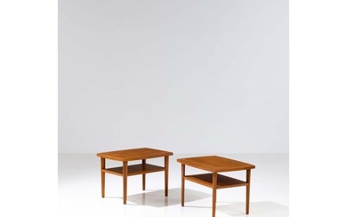 George Nakashima (1905-1990) Pair of side tables