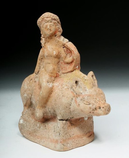 Greek Terracotta Child's Rattle, ex-Charles Ede