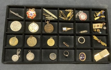 Group Military Medals, St Christopher, Cufflinks +