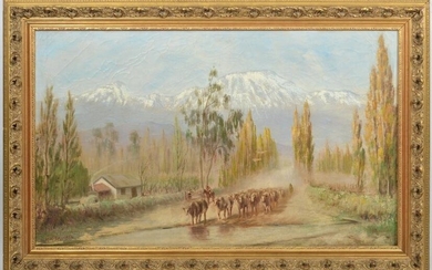 H.K. Ekwall Pastoral Landscape Oil on Canvas