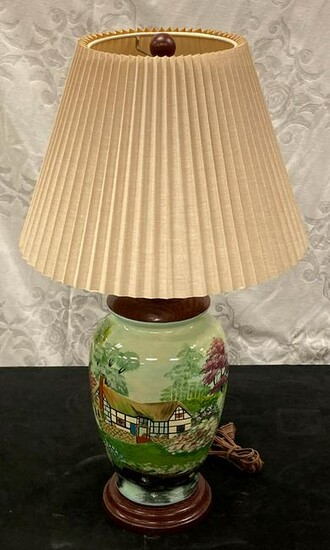 Hand-Painted Designer Table Lamp