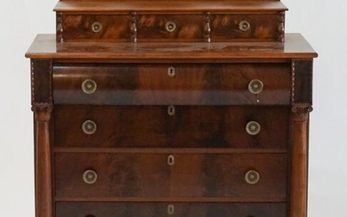 Handsome American Classical Mahogany Chest