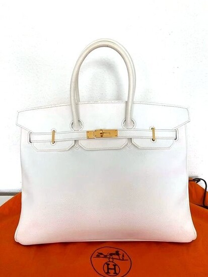 Hermès - Birkin 35 Epsom White Handbag