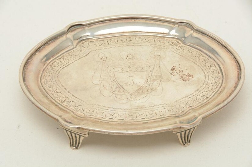 Hugh Wishart colonial American coin silver teapot