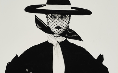 IRVING PENN (1917 - 2009) Black and White Vogue Cove...