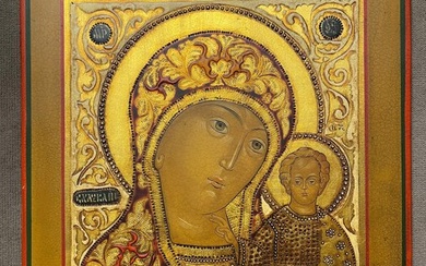 Icon - Mother of God of Kazan - Wood