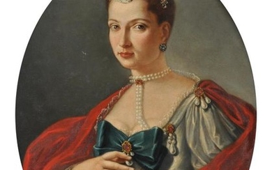 Italian School (18th/19th century), Portrait of a lady in 17th century costume
