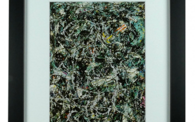 Jackson Pollock "Full Fathom Five" Custom Framed Print Display