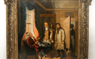 James WARD: Interior, Figures - Painting