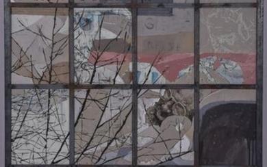 John Copeland Quadriptych Painting "Window Pains"