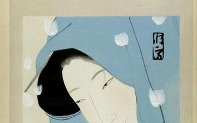 Kitano TSUNETOMI: Woman in snow