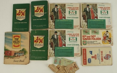 LOT OF S & H GREEN STAMPS AND MORE