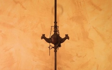 Lamp, Fiorentina lamp (1) - Bronze - Late 19th century