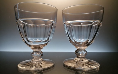Le creusot / Baccarat - Wine glass (2) - Crystal wine glasses no. 110 - Crystal