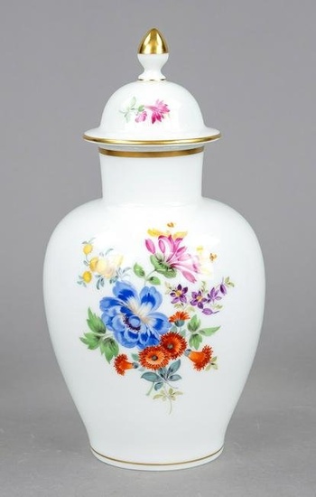Lidded vase, Meissen, mark 1957