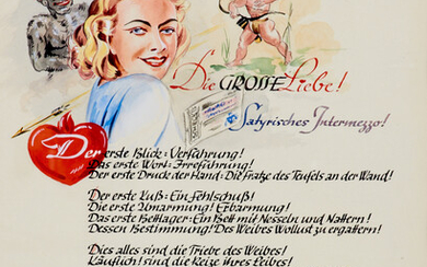 Liebe - Sammlung - 54 kalligraphierte Gedichte, fast