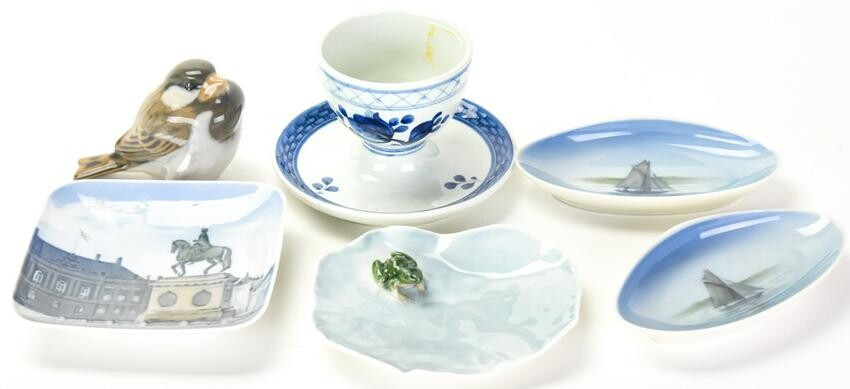 Lot Royal Copenhagen Porcelain Items