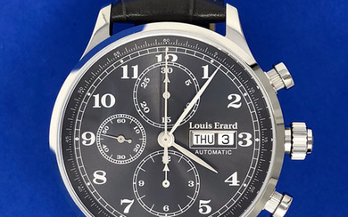 Louis Erard - Automatic Chronograph Watch 1931 Grey- 78225AA23.BDC36 - Men - BRAND NEW