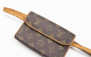 Louis Vuitton: A "Florentine" belt bag of brown monogram canvas with brown leather trimmings and gold tone hardware. – Bruun Rasmussen Auctioneers of Fine Art