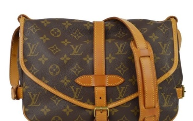 Louis Vuitton Saumur 30 Messenger Shoulder Bag Monogram M42256 AR0913