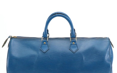 Louis Vuitton Speedy 40 in Toledo Blue Epi Leather