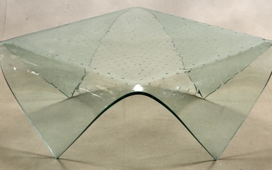 LAUREL FYFE (AMERICAN, 1956-2011) MODERNIST GLASS TABLE