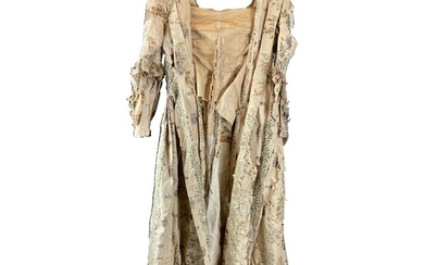 Manteau de robe à la française, XVIIIème... - Lot 41 - Osenat
