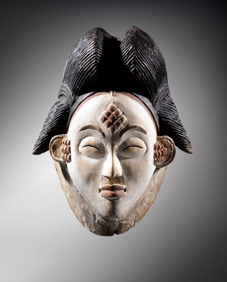 Masque, Punu, Gabon | Punu mukuya mask