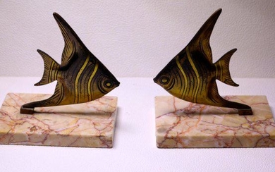 Midcentury Fish Bookends