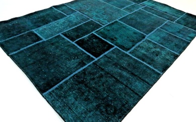Modern Patchwork Stone Wash Antik Look New - Carpet - 247 cm - 180 cm