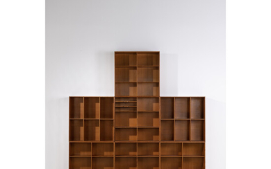 Mogens Koch (1898-1992) Set of seven modular bookcases
