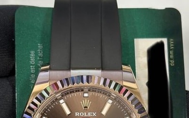 New Rose Gold Rolex Skydweller on Oysterflex Ref 326235